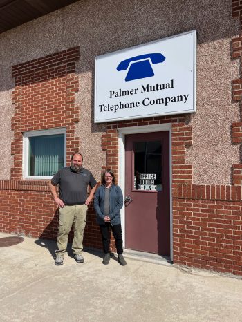 new1 Steve and Talia in front of office